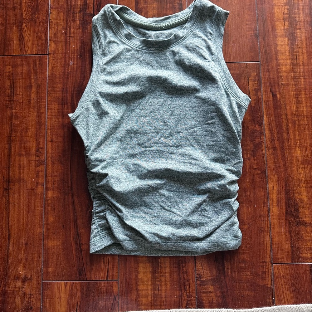 Gray Sleeveless Top